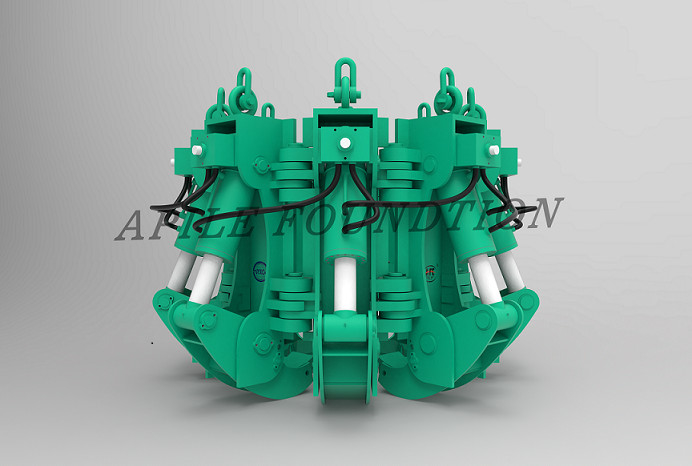 600mm Diameter Hydraulic Pile Breaking Machine For Round Concrete Piles