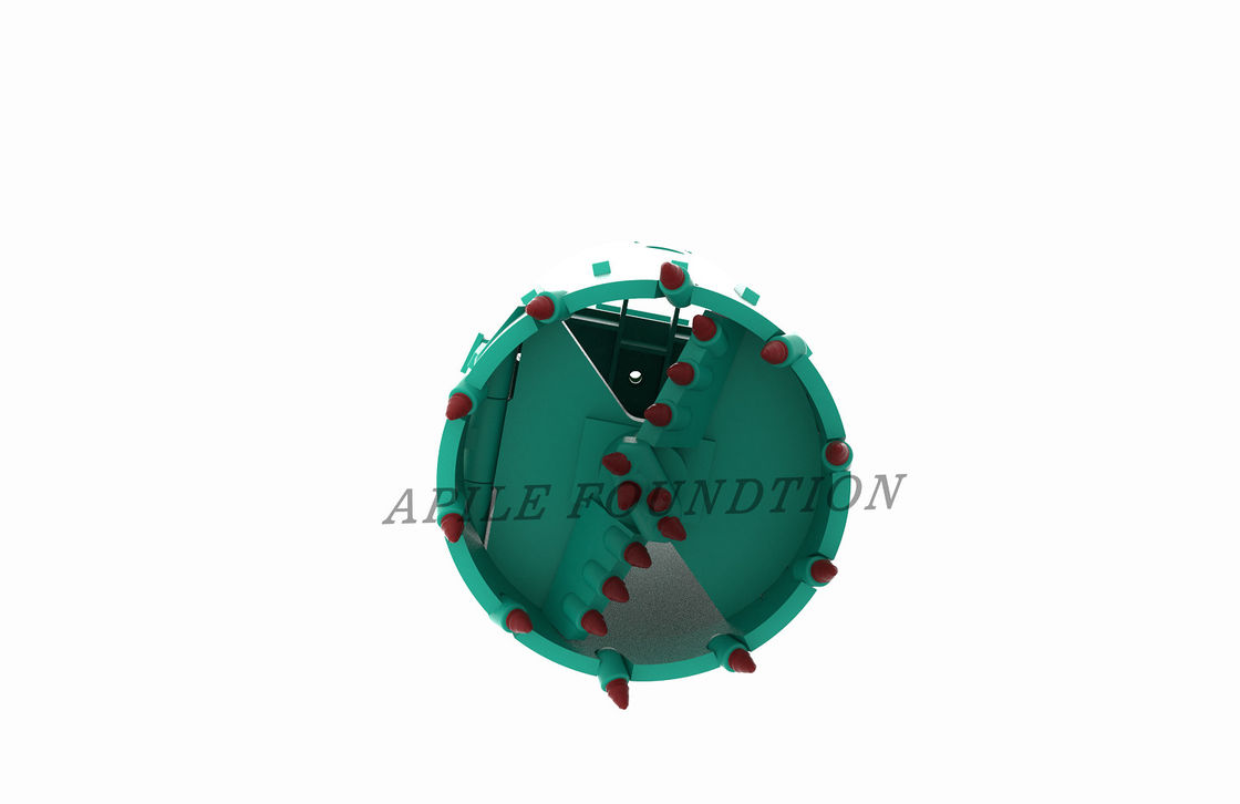 APFSBDE Single Bottom Plate & Double Cut Rock Bucket with Pilot Bit